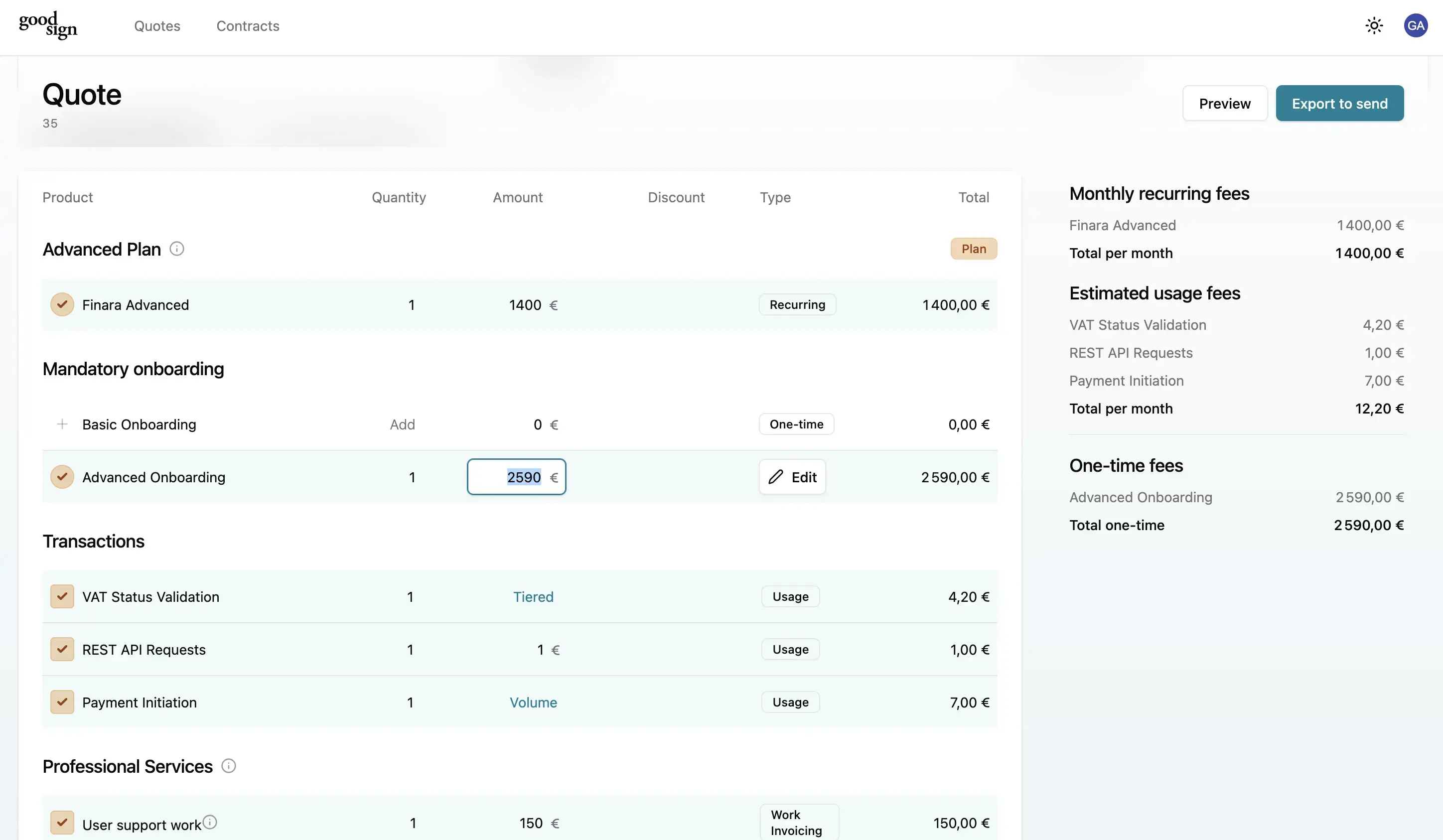 Other Segments - CPQi contract view